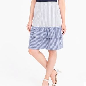 J Crew ruffle skirt
